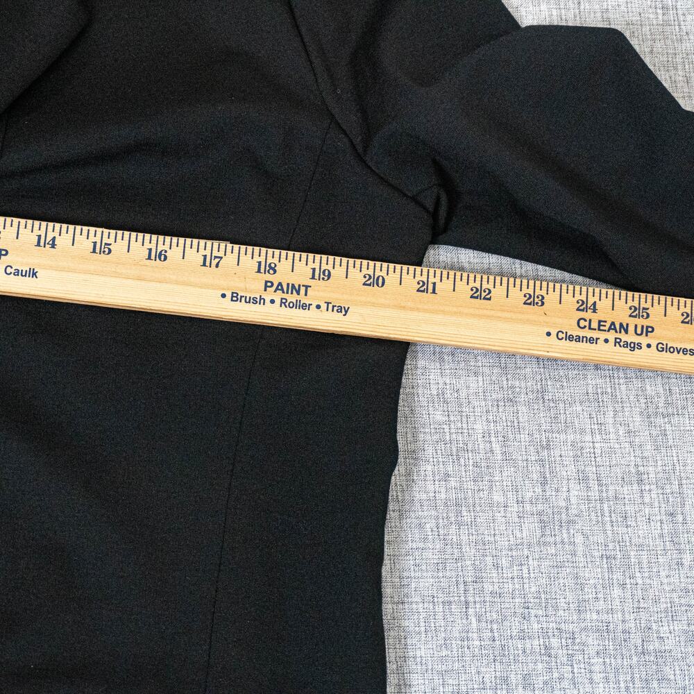Ripley Rader Black Ponte Knit Oversized Blazer Jacket size 2(S) - Picture 11 of 11